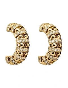 Sun Drift Hoop Earrings Ear  in Gold