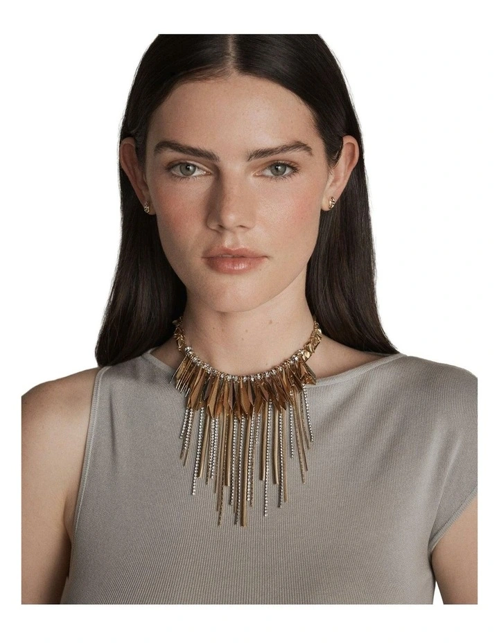 Sun Drift Neck Duo Neck  in Gold Silver image 4