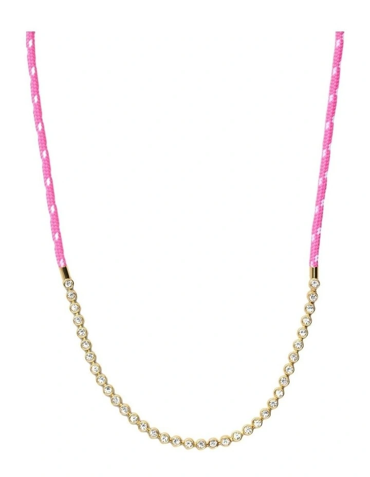 Pacifica Necklace Neck  in Fuchsia image 1