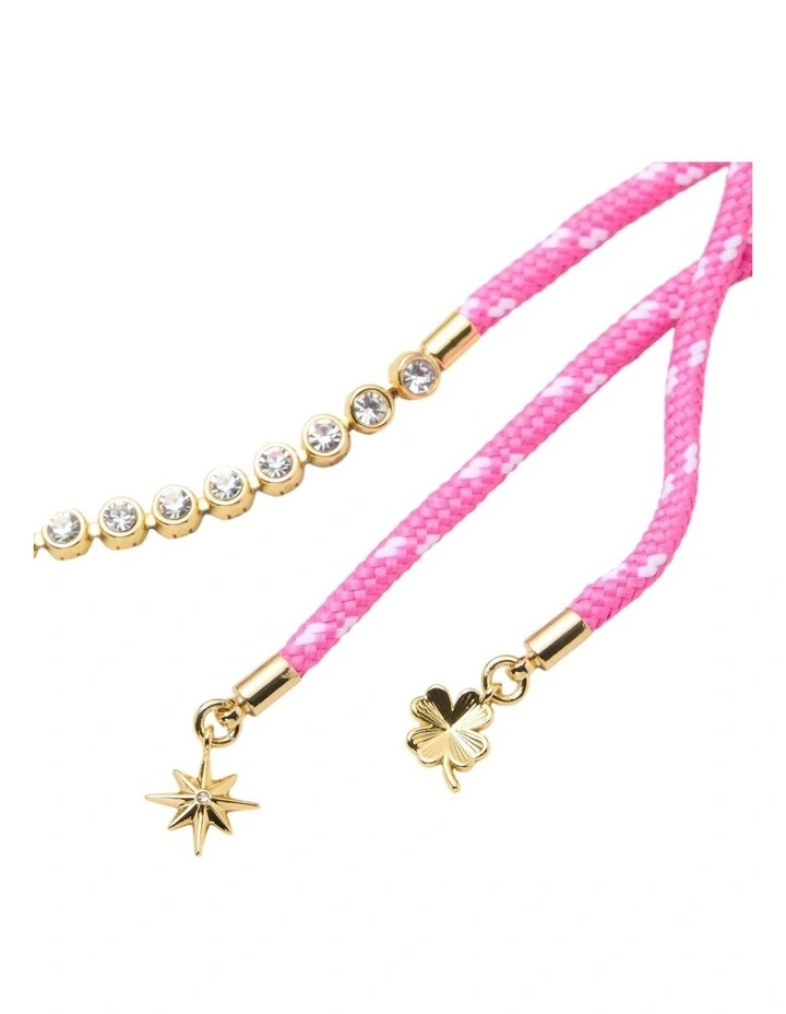 Pacifica Necklace Neck  in Fuchsia image 2