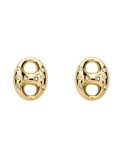 Marina Stud Earrings Ear  in Gold