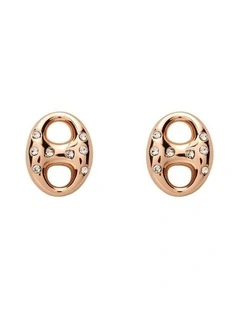 Marina Stud Earrings Ear in Rose Gold