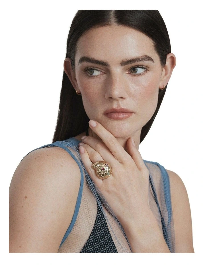 Nautilus Ring Ring in Gold image 3