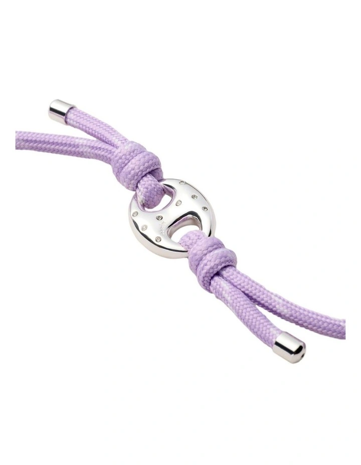 Marina Cord Bracelet Wrist in Lilac image 3
