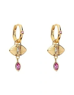 Blink Huggie Earrings Ear  in Multicolour