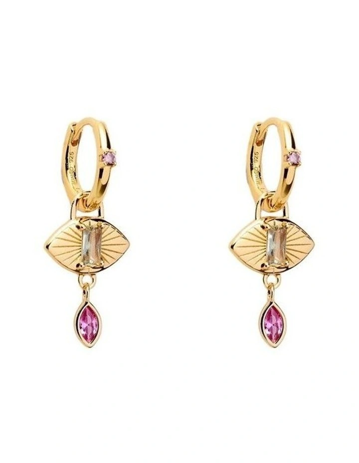 Blink Huggie Earrings Ear in Multicolour image 1