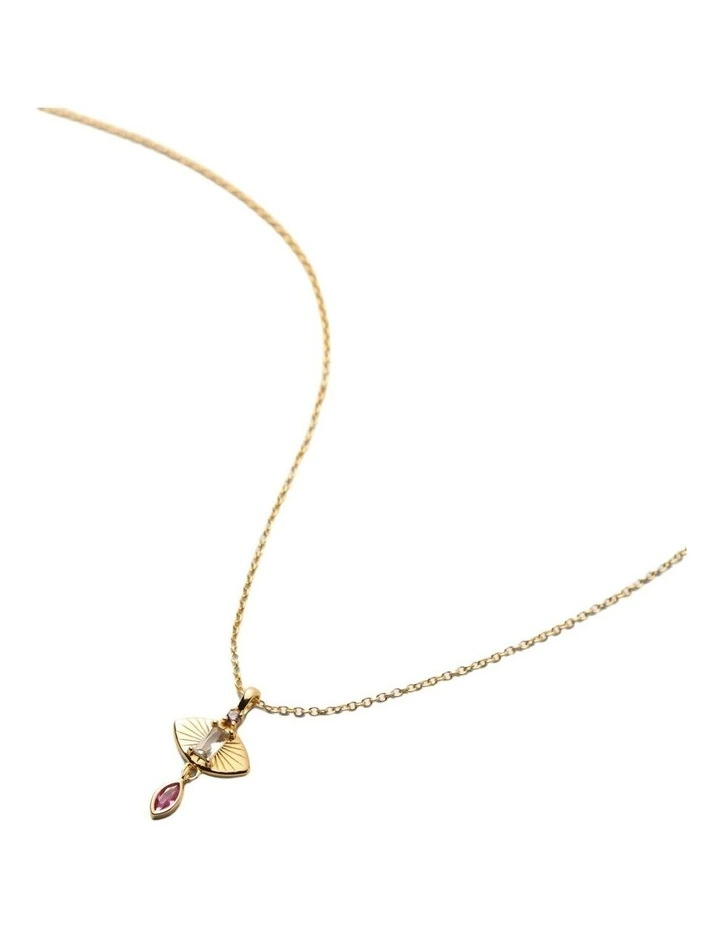 Blink 925 Sterling Silver Pendant Necklace Neck in Multicolour image 3