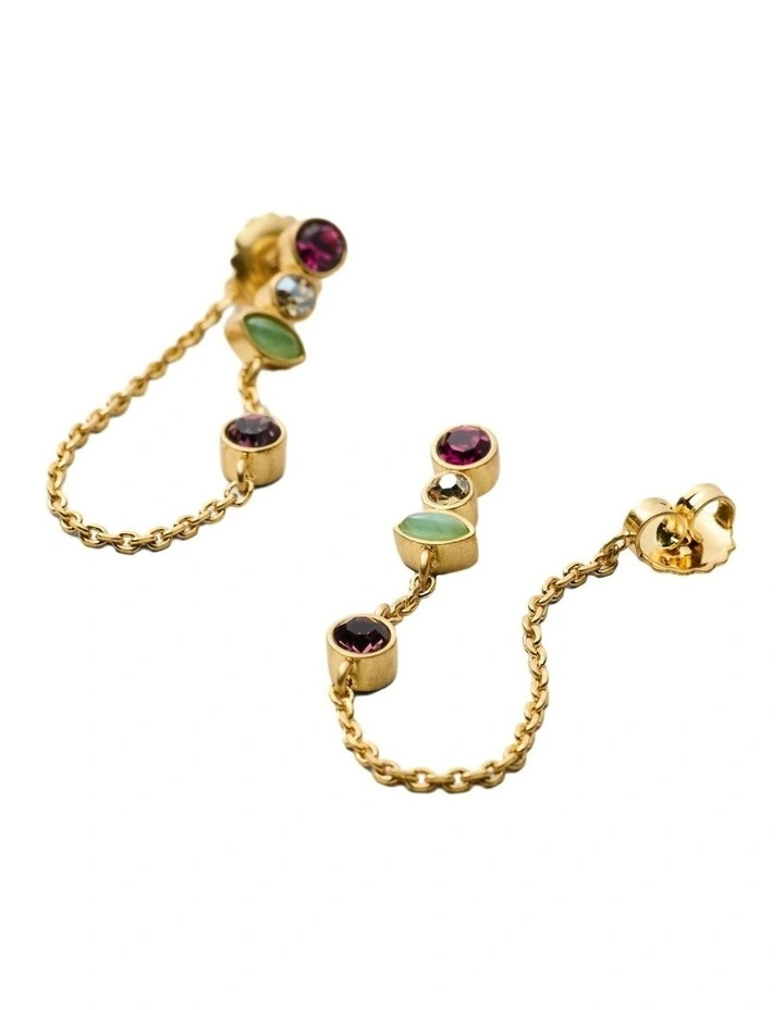Refina Drop Earrings Ear  in Multicolour image 3
