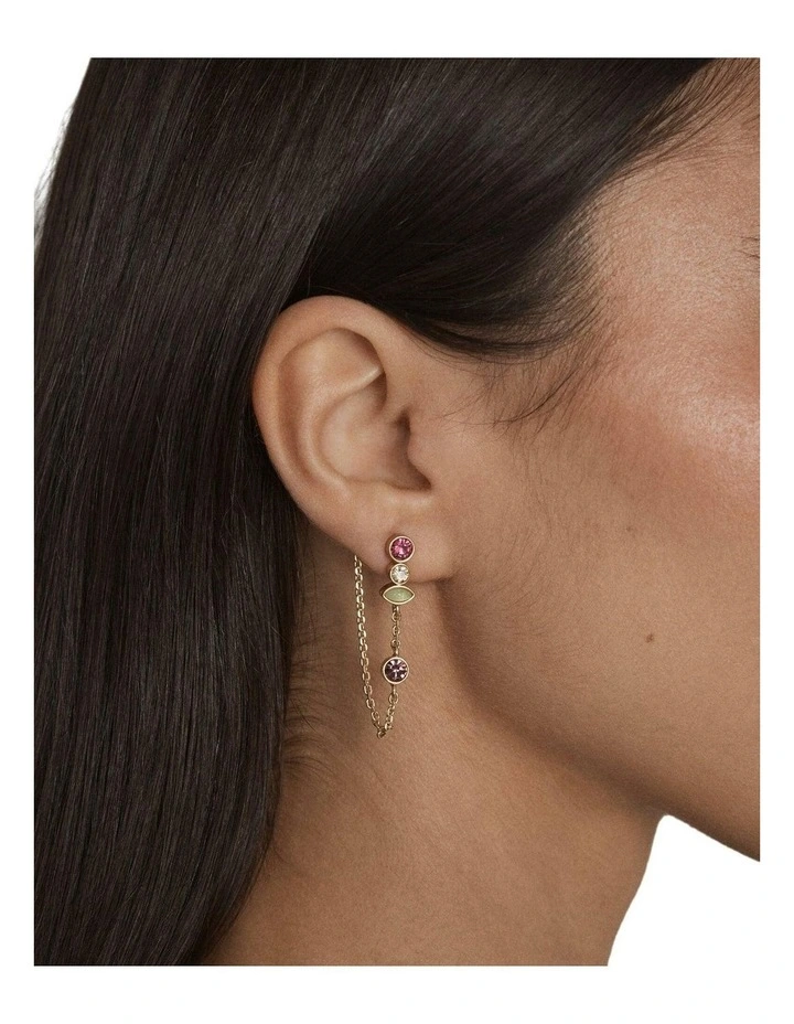 Refina Drop Earrings Ear  in Multicolour image 4