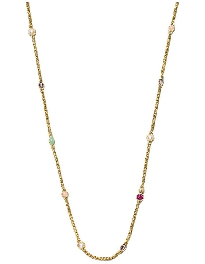 Refina Long Necklace Neck  in Multicolour image 1