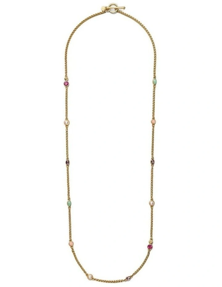 Refina Long Necklace Neck  in Multicolour image 3