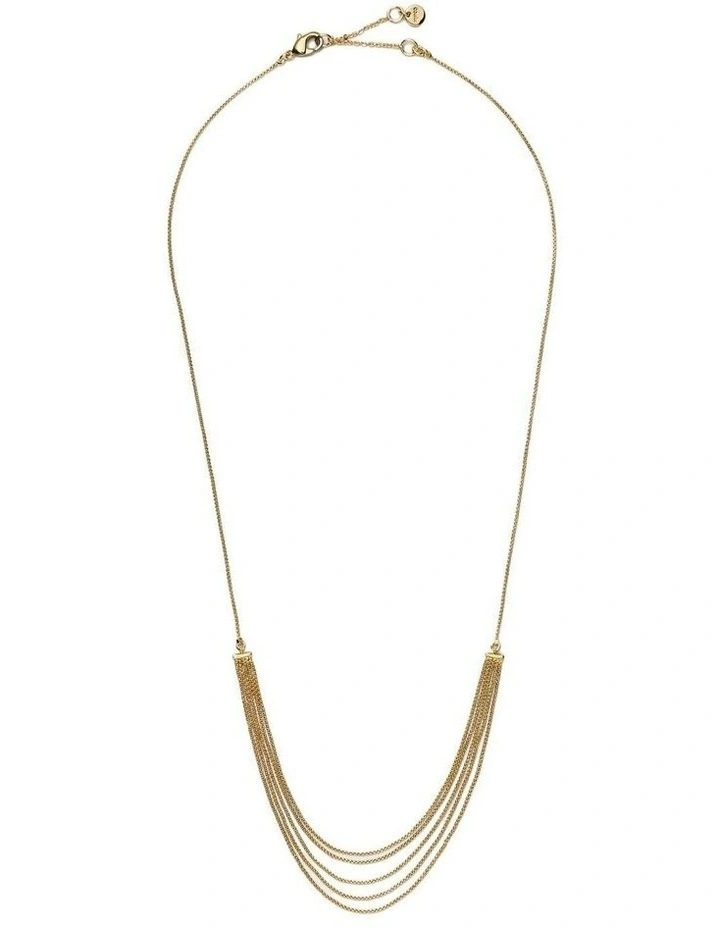 Sway Neck Trio Necklace Neck in Gold image 7