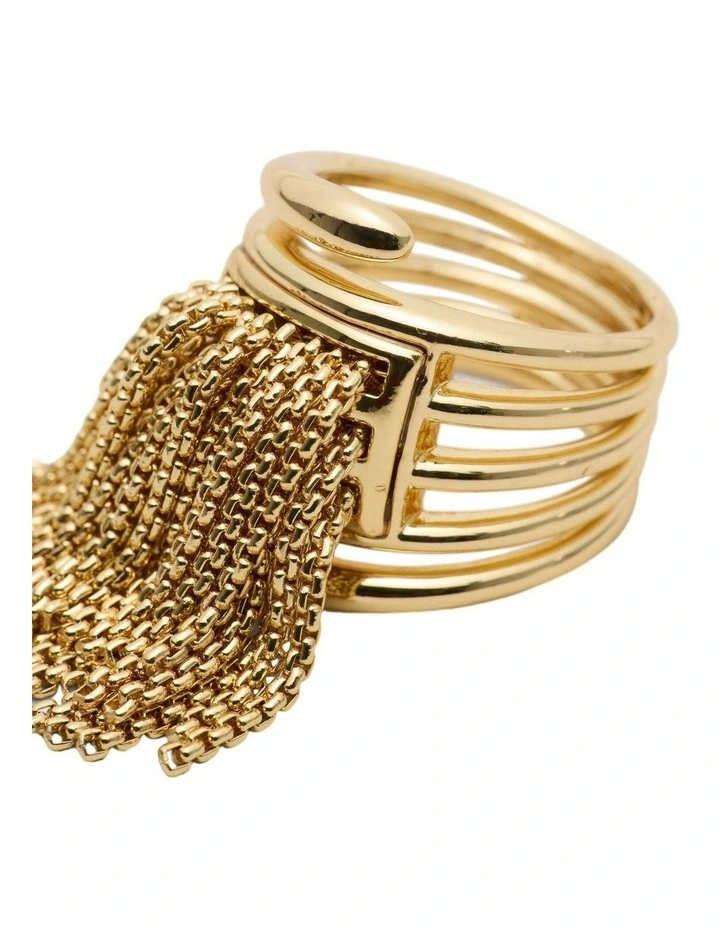 Sway Fringe Ring Ring in Gold image 3