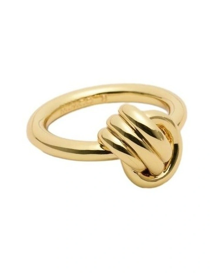 In Knots Ring Ring in Gold image 1