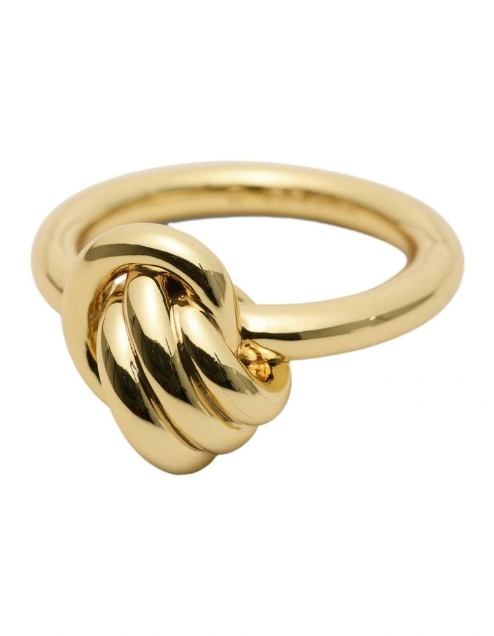 In Knots Ring Ring in Gold image 3