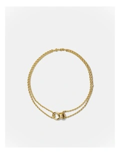 In Knots Necklace Neck  in Gold