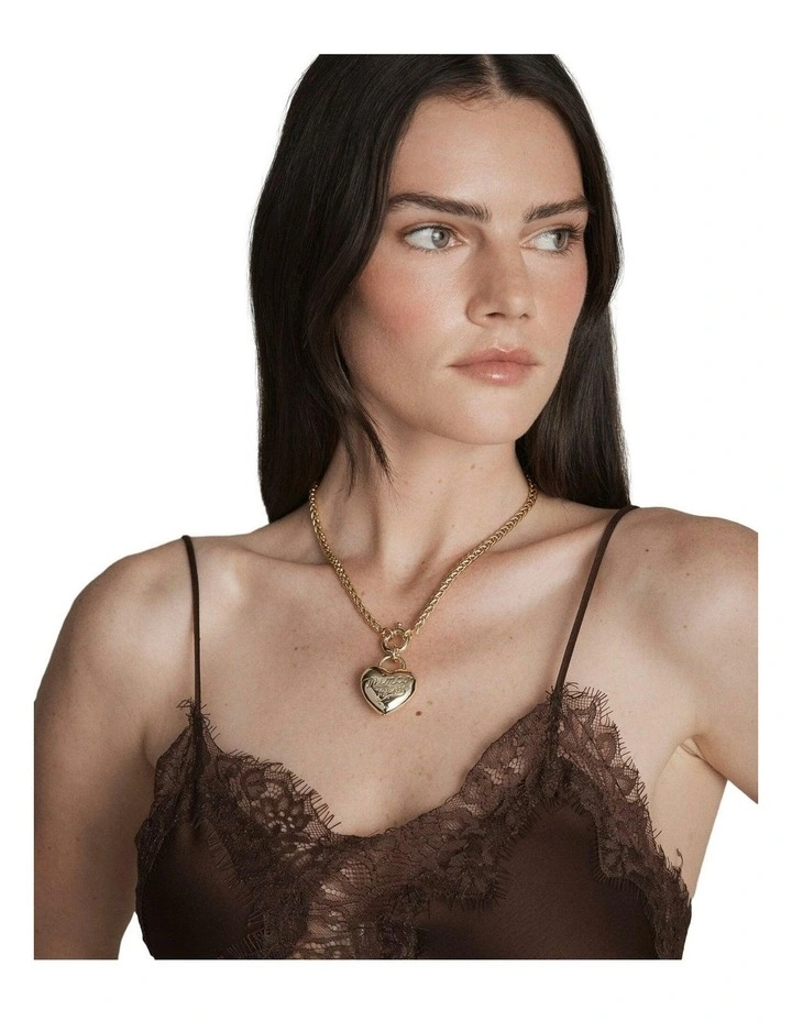 Love Bound Necklace Neck  in Gold image 2