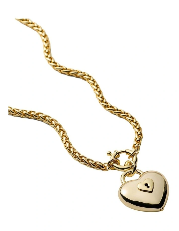 Love Bound Necklace Neck  in Gold image 3