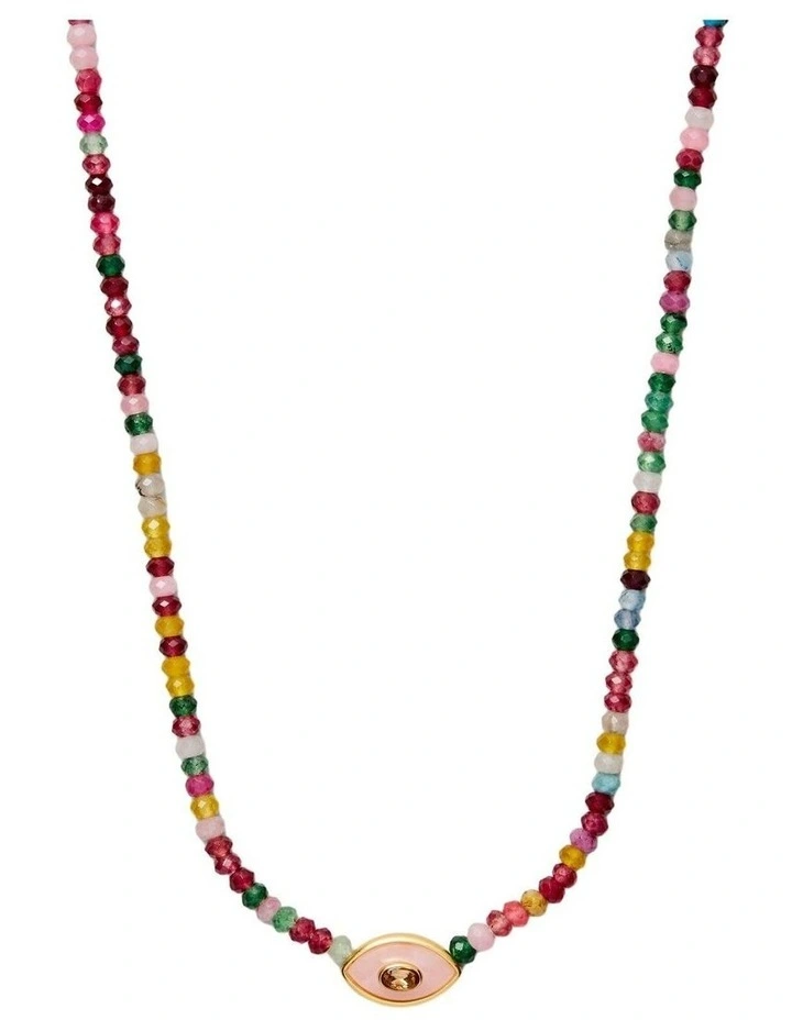 Oracle Necklace Neck in Fuchsia image 1