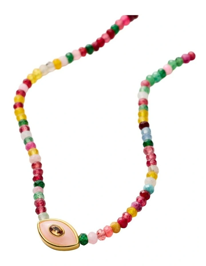 Oracle Necklace Neck in Fuchsia image 4