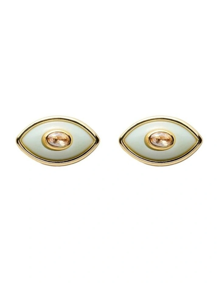 Oracle Stud Earrings Ear in Mint image 1