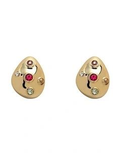 Lumina Stud Earrings Ear  in Gold