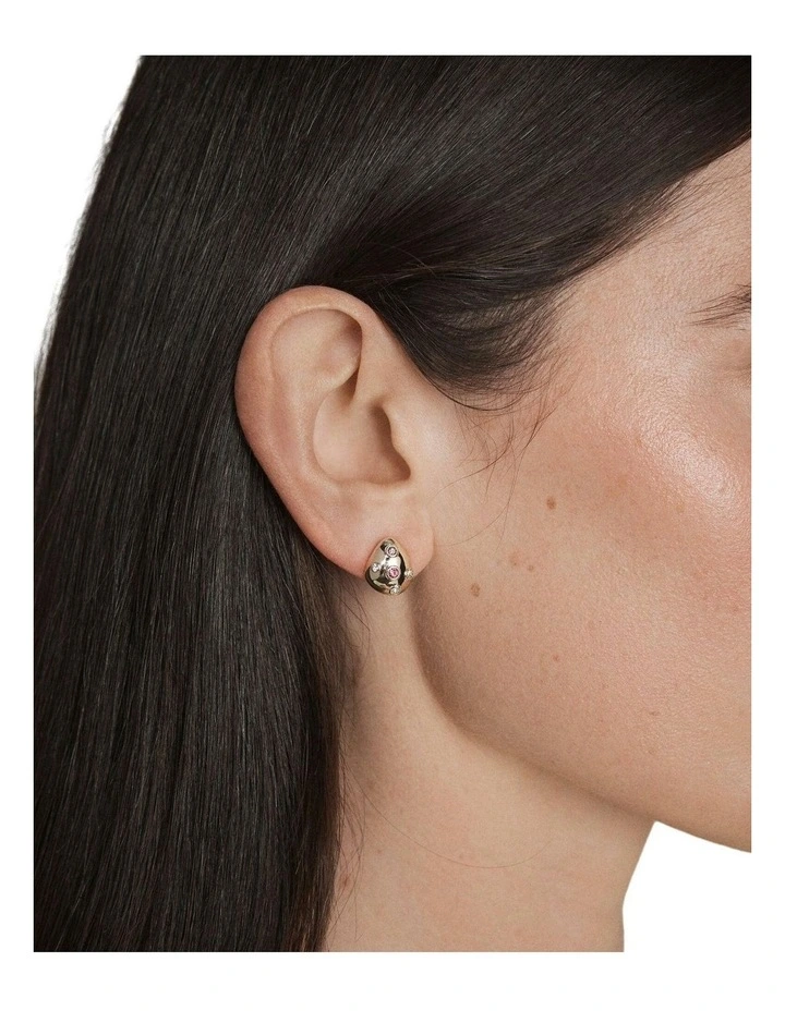 Lumina Stud Earrings Ear  in Gold image 4