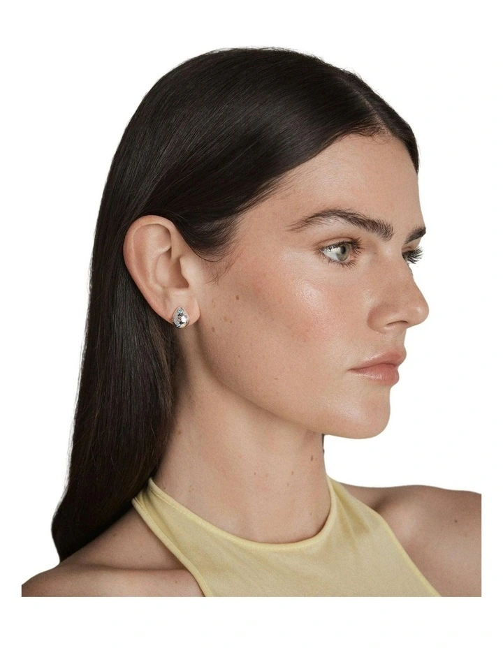 Lumina Stud Earrings Ear  in Silver image 2