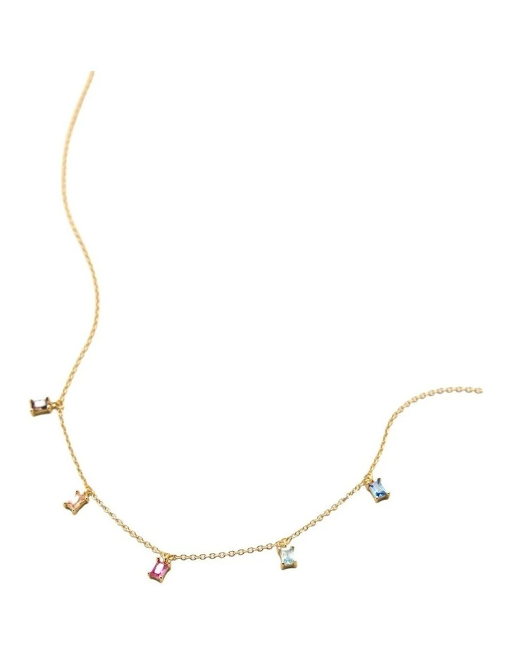 Emerge 925 Sterling Silver Necklace Neck in Multicolour image 3