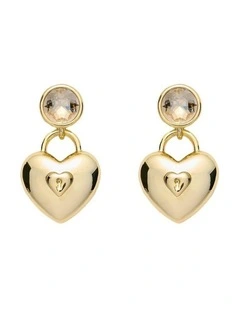 Love Bound Drop Earrings Ear  in Gold