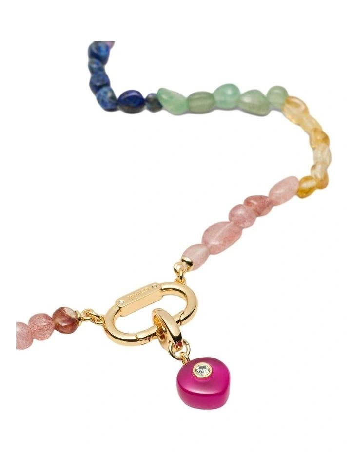 Laguna Charm Neck  in Fuchsia image 2