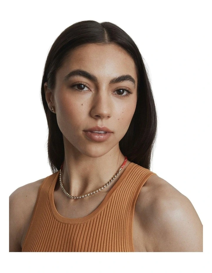 Pacifica Necklace Neck  in Chilli Red image 2