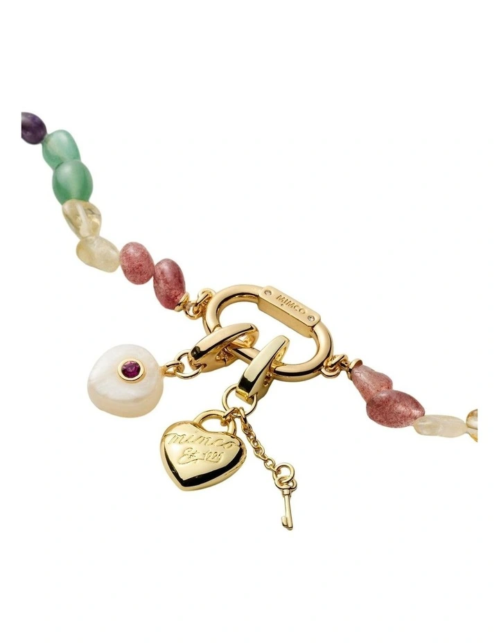 Laguna Charm Neck  in Off White image 2