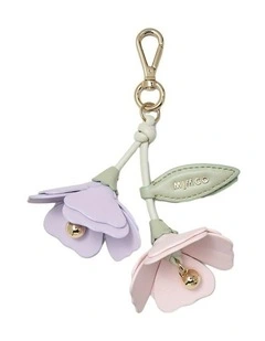 Flower Charm Pouch  in Lilac