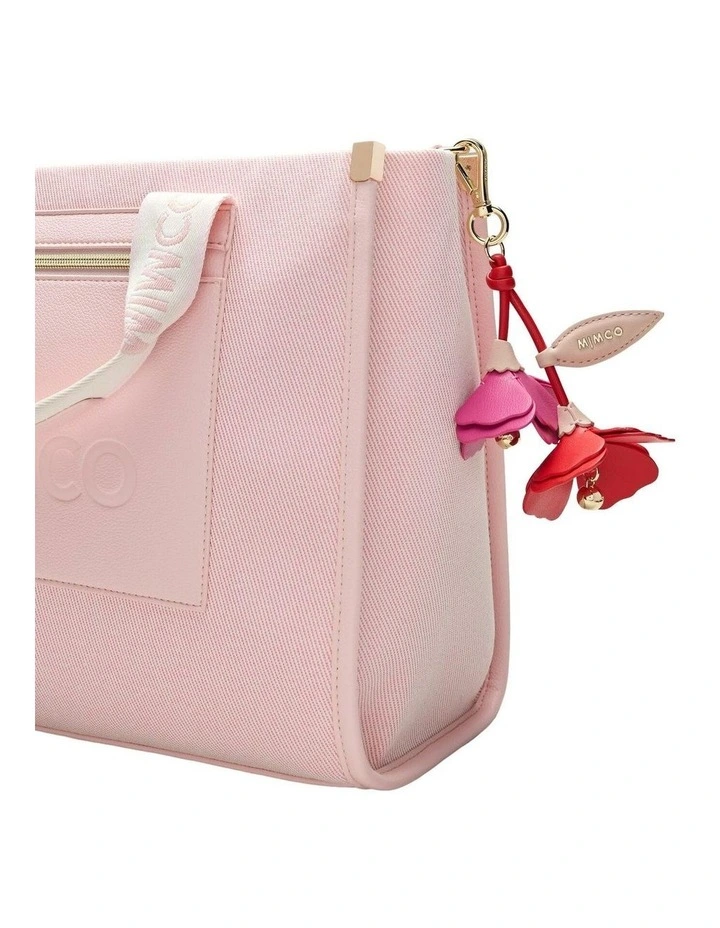 Flower Charm Pouch in Fuchsia image 2
