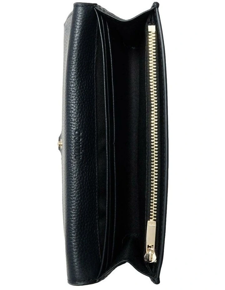 Charm Large Wallet Large Wallet in Black image 3