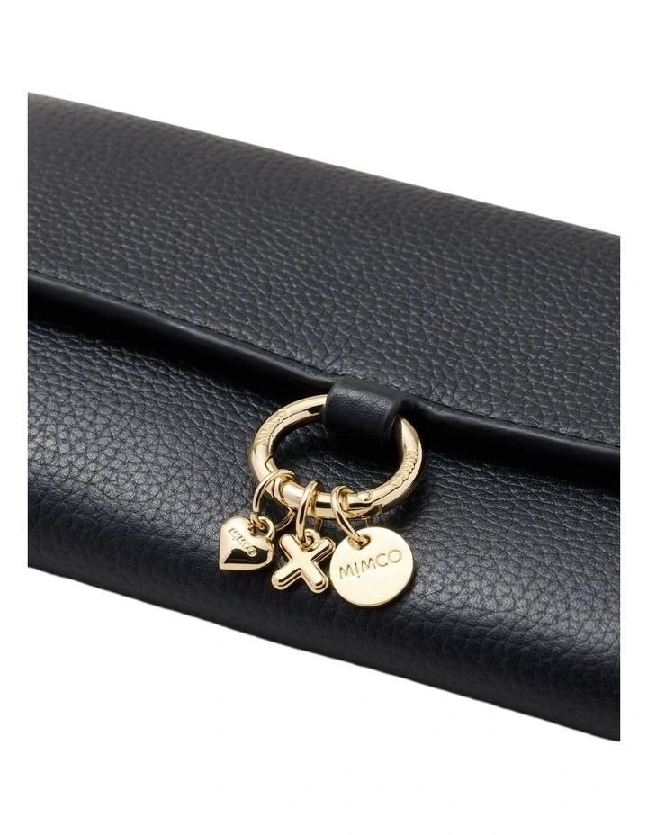 Charm Large Wallet Large Wallet in Black image 4