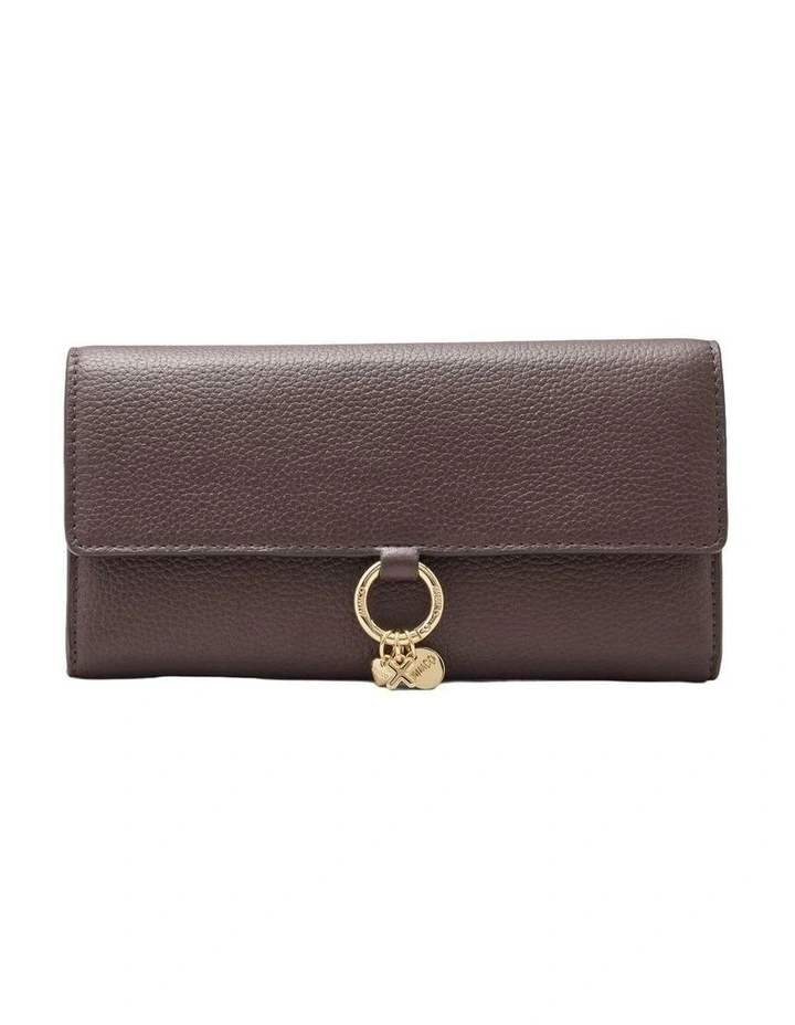 Charm Large Wallet Large Wallet in Chocolate image 1