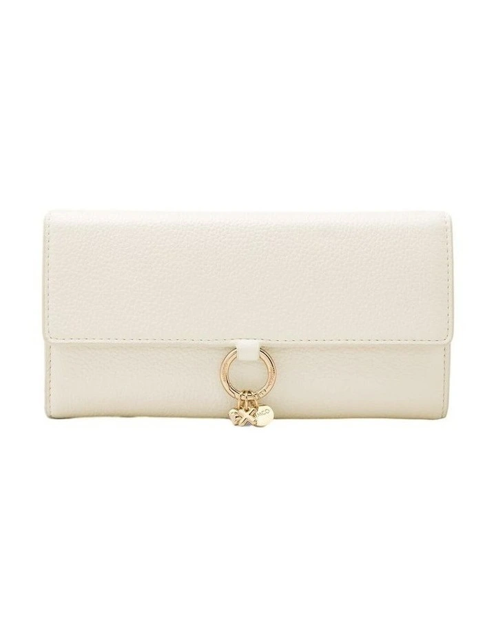Charm Large Wallet Large Wallet in Off White image 1