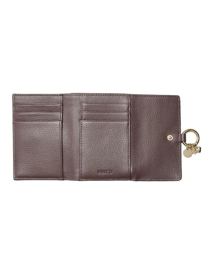 Charm Medium Wallet Large Wallet in Chocolate image 3