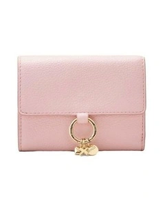 Charm Medium Wallet Large Wallet  in Pink Mist