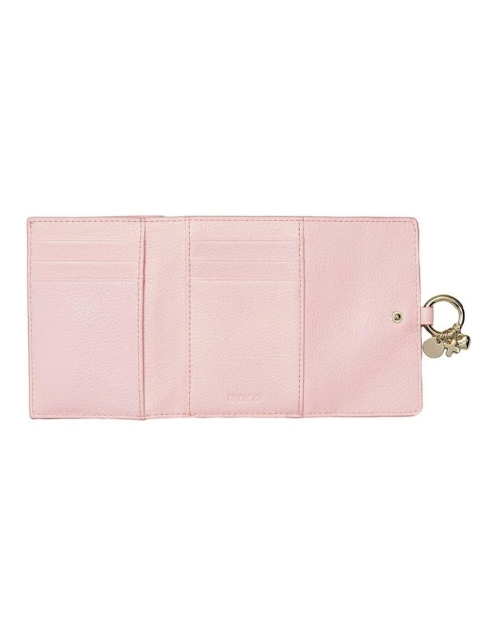 Charm Medium Wallet Large Wallet  in Pink Mist image 3