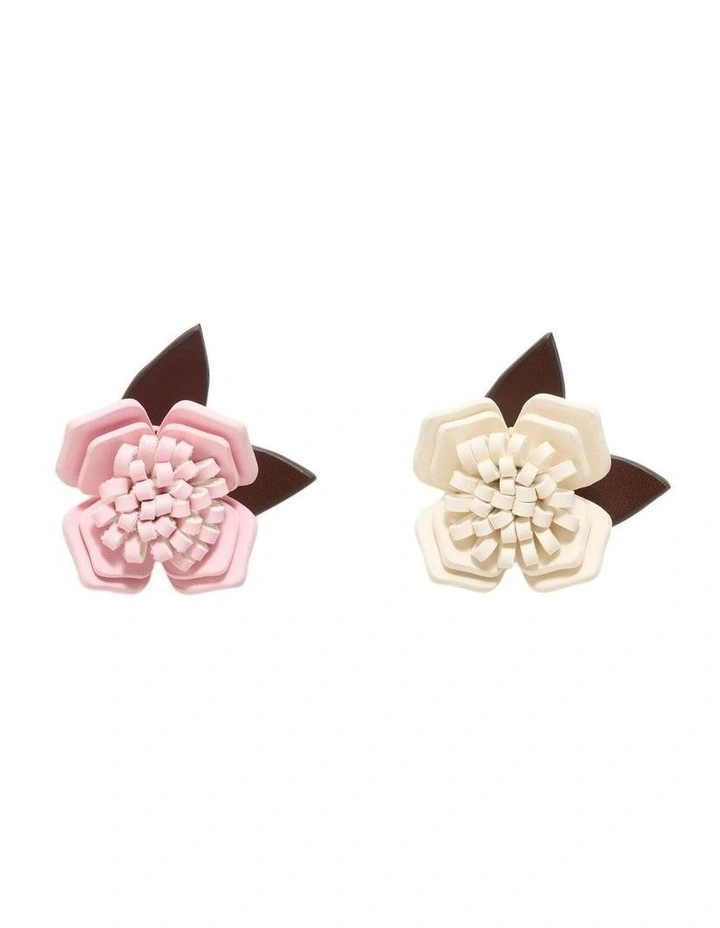 Mini Rose Stud Charm Pouch in Pink Mist image 1