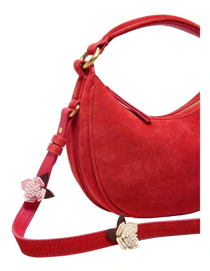 Mini Rose Stud Charm Pouch in Pink Mist image 2