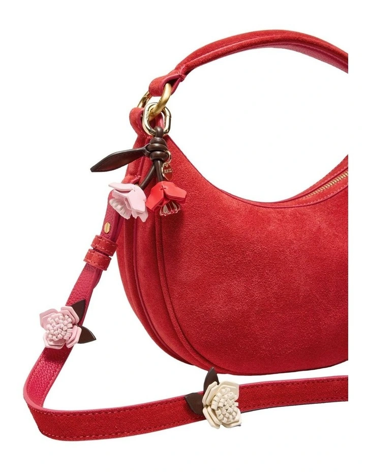 Mini Rose Stud Charm Pouch in Pink Mist image 3
