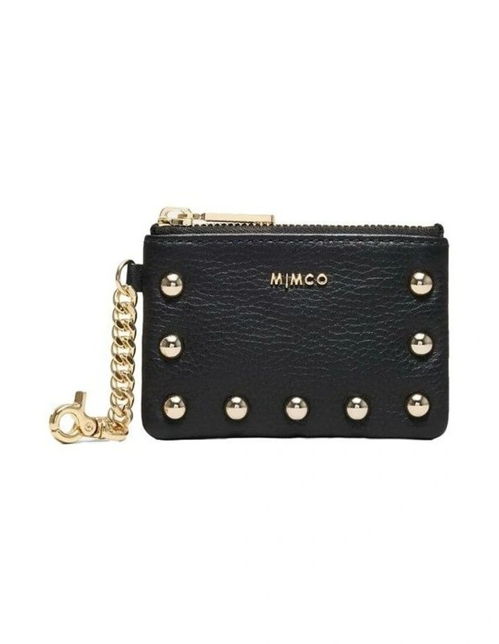 Classic Stud Coin Purse Pouch  in Black image 1
