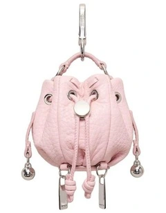 Grumpy Cocoon Charm Pouch  in Pink Mist