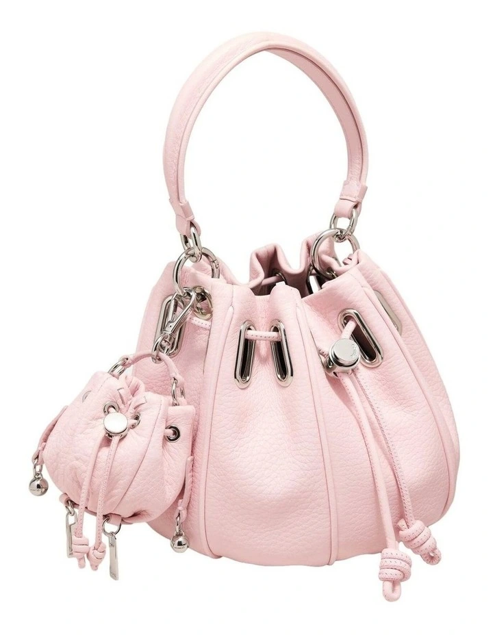 Grumpy Cocoon Charm Pouch in Pink Mist image 2