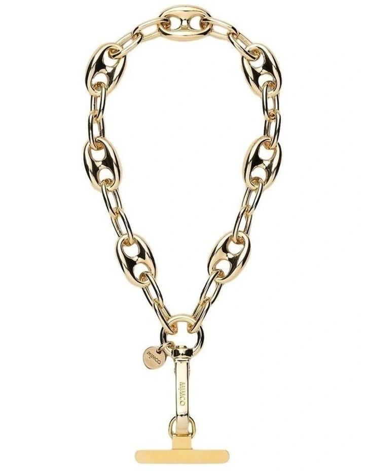 Marina Phone Wrist Strap Pouch  in Light Gold image 1