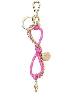Nautilus Keyring Pouch  in Fuchsia